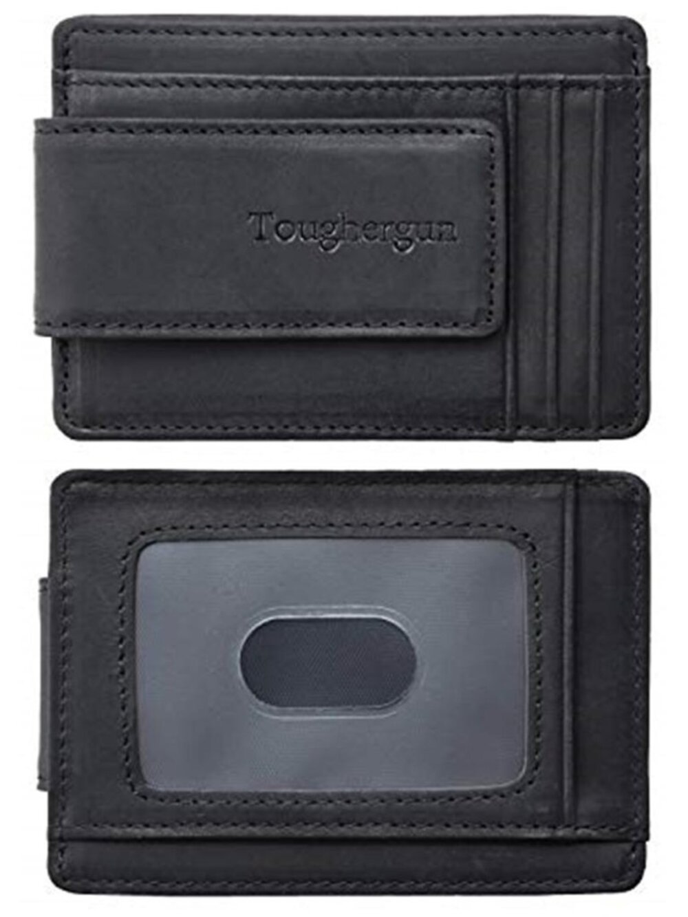 Slim Wallet for Men RFID Blocking Money Clip, Minimalist Front